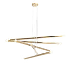 Aldex Lampa wisząca TUBO 10, 1072M30, złota, 10x40W E14