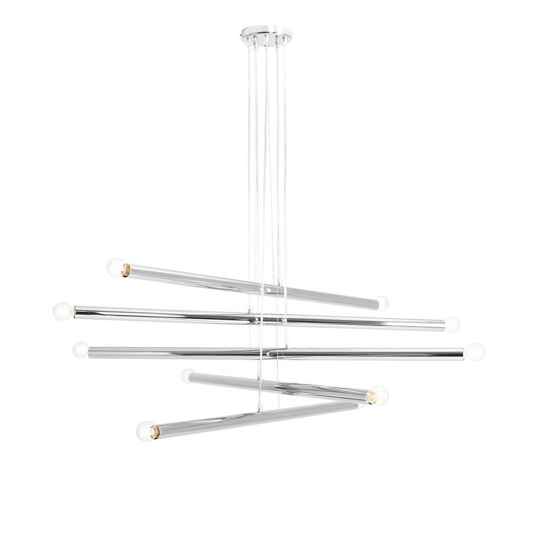 Aldex Lampa wisząca TUBO 10, 1072M4, chrom, 10x40W E14