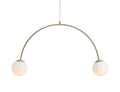 Aldex Lampa wisząca UNA 2 BEIGE 2xE14 | Beżowy 1116H17