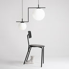 Aldex Lampa wisząca ZAC 2 minimalistyczny styl | czarny 1038H1_2