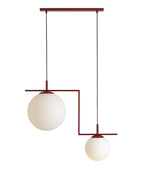Aldex Lampa wisząca ZAC 2 minimalistyczny styl | czerwone wino 1038H15_2