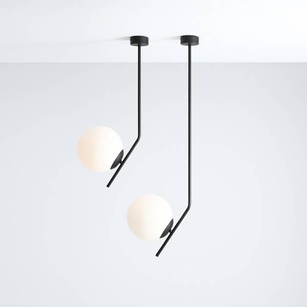 Aldex Lampa wisząca plafon GALLIA LONG BLACK 95cm