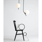 Aldex Lampa wisząca plafon GALLIA LONG BLACK 95cm