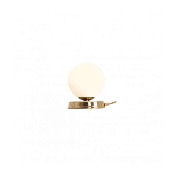 Aldex Lampka biurkowa BALL 1076B30_S, 14 cm, złoty/biały, 1x40W E14