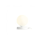 Aldex Lampka biurkowa BALL 1076B_S, 14 cm, biała, 1x40W E14