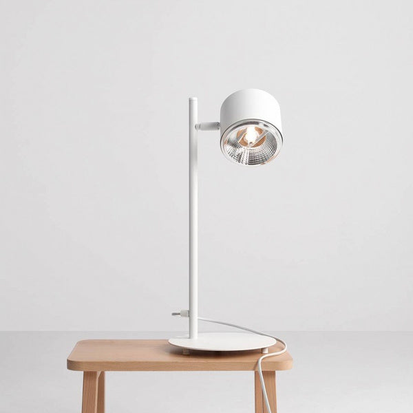 Aldex Lampka biurkowa BOT 1046B, biała, 1x35W GU10