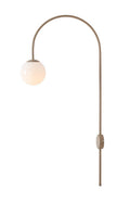 Aldex Stylowy kinkiet UNA BEIGE E14 | Beżowy 1116C17