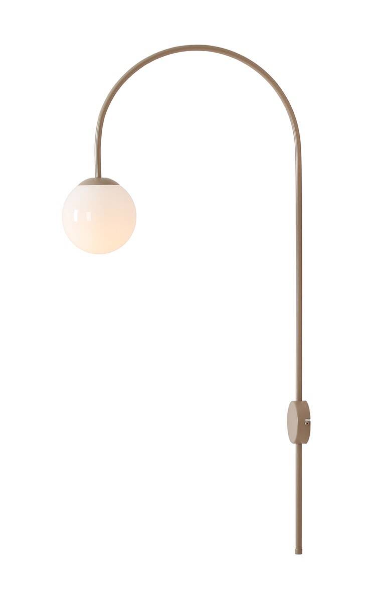 Aldex Stylowy kinkiet UNA BEIGE E14 | Beżowy 1116C17
