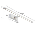 Biały kinkiet ISLA LED duży 62cm