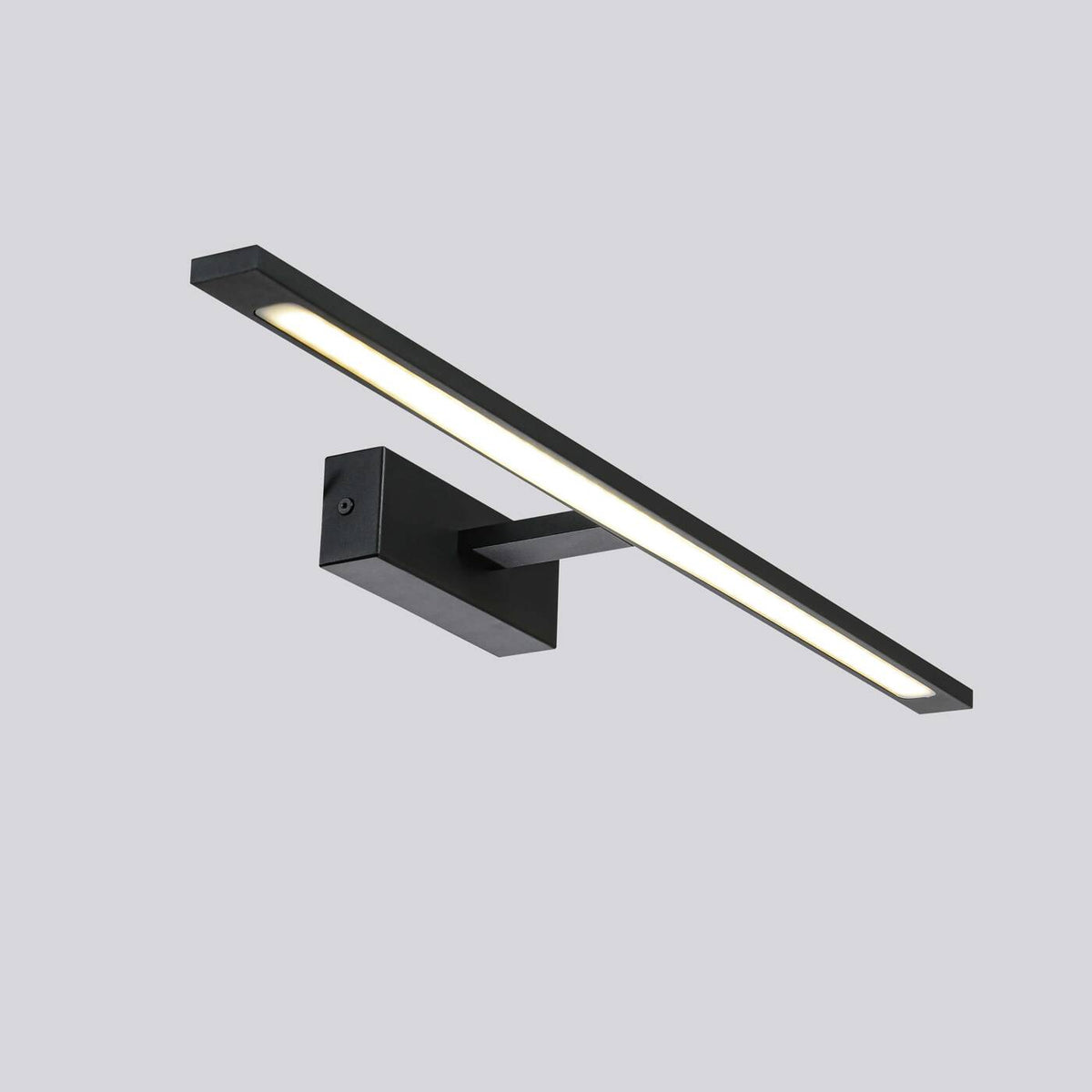 Czarny kinkiet nad lustro ISLA LED duży 62cm