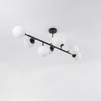 DORADO 8 Lampa wisząca/sufitowa czarna OP.OŚW. 8PŁ
