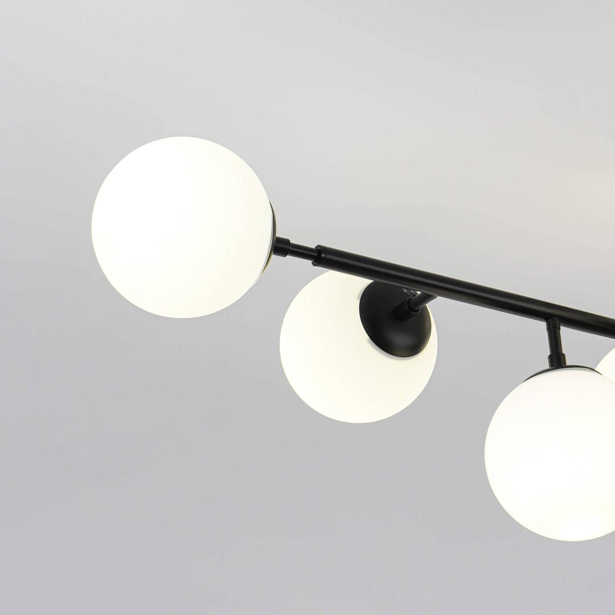 DORADO 8 Lampa wisząca/sufitowa czarna OP.OŚW. 8PŁ