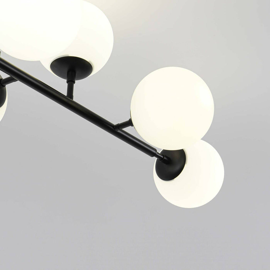 DORADO 8 Lampa wisząca/sufitowa czarna OP.OŚW. 8PŁ