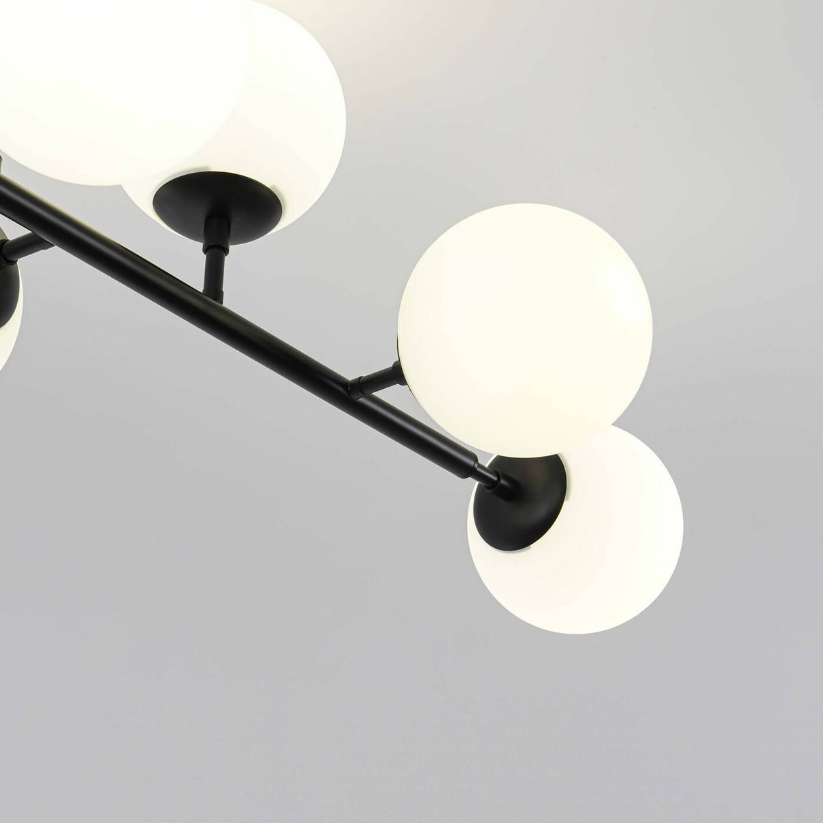 DORADO 8 Lampa wisząca/sufitowa czarna OP.OŚW. 8PŁ