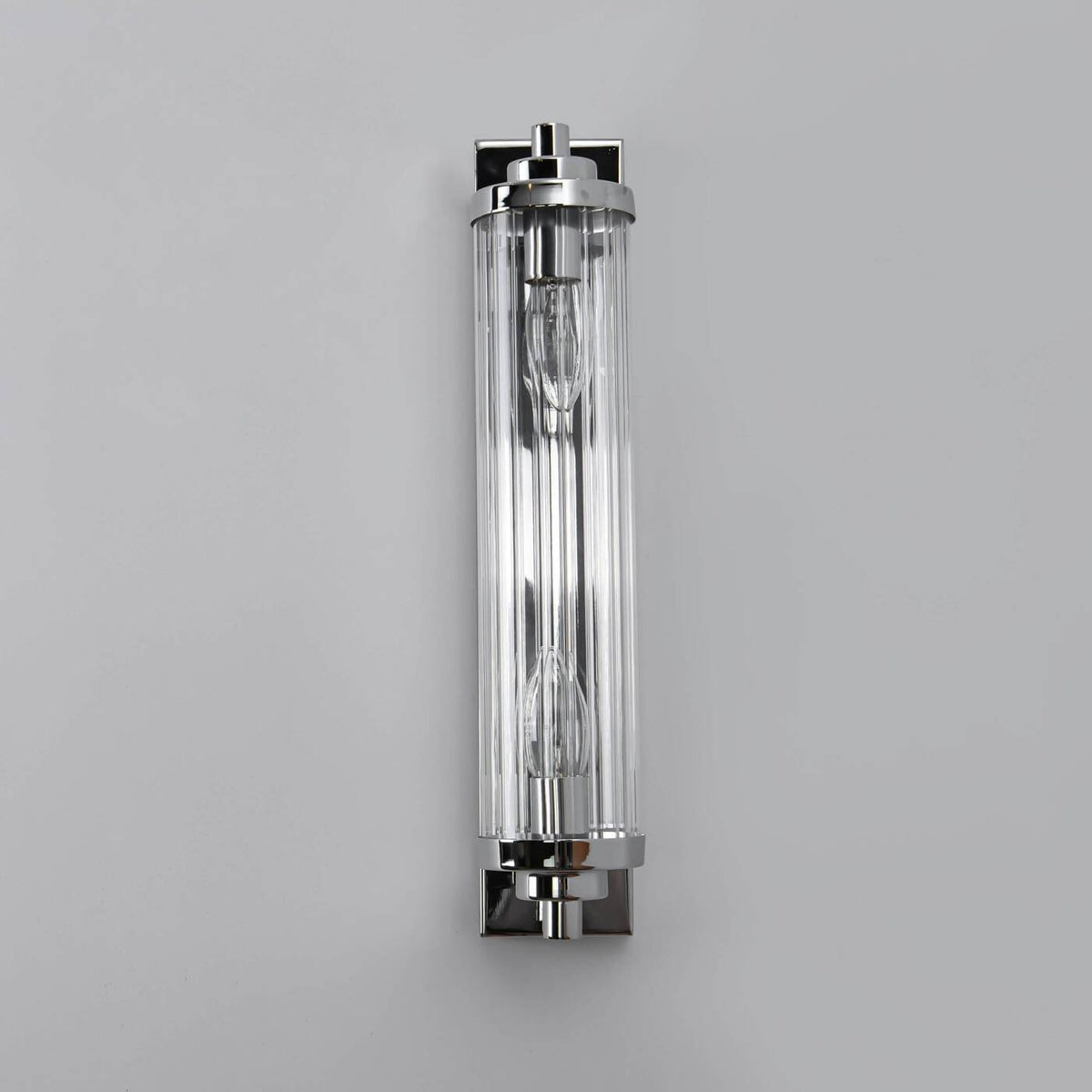 Designerska lampa ścienna kinkiet LORENZO 2x E14 | chrom