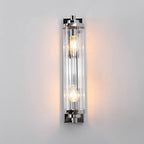 Designerska lampa ścienna kinkiet LORENZO 2x E14 | chrom