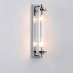 Designerska lampa ścienna kinkiet LORENZO 2x E14 | chrom