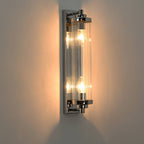 Designerska lampa ścienna kinkiet LORENZO 2x E14 | chrom