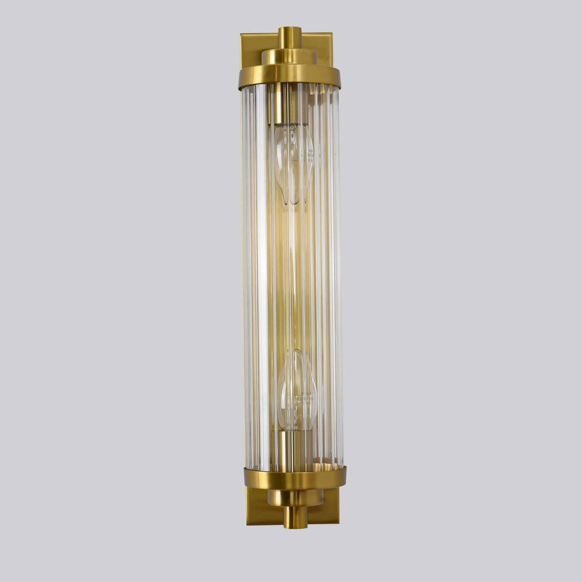Designerska lampa ścienna kinkiet LORENZO 2x E14 | złoty