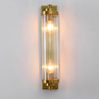 Designerska lampa ścienna kinkiet LORENZO 2x E14 | złoty