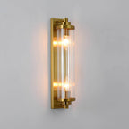 Designerska lampa ścienna kinkiet LORENZO 2x E14 | złoty