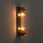 Designerska lampa ścienna kinkiet LORENZO 2x E14 | złoty