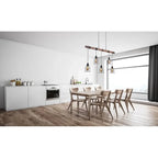 Drewniana lampa wisząca LOFT Reda PND-4793-5-L | Czarna