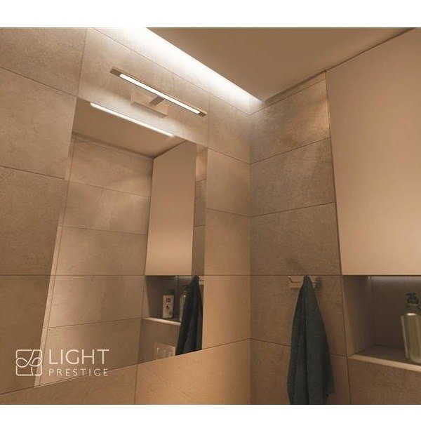 Duży kinkiet łazienkowy nad lustro ISLA LED 96cm chrom