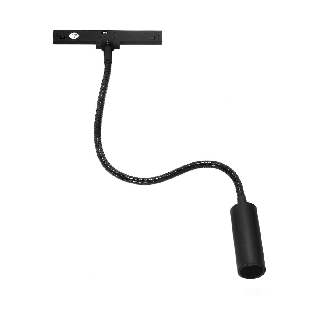 Elastyczna lampa do szyn magnetycznych UN5-YDL20 Micro Magnetic 3W 3000K czarna | DML1569