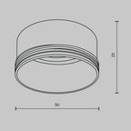 Elementy oprawy oświetleniowej Technical Focus LED - x RingM-12-W | Biały