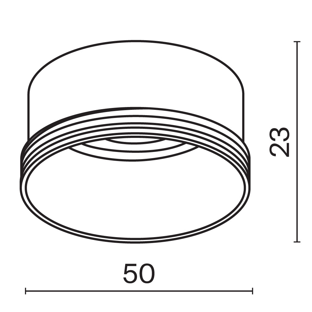 Elementy oprawy oświetleniowej Technical Focus LED - x RingM-12-W | Biały