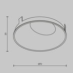 Elementy oprawy oświetleniowej Technical Wise - x Ring057-10-MG | Matowe złoto