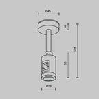 Elementy systemu torowego Technical Accessories for tracks Flarity - x TRA156C-S1-BS | Mosiądz