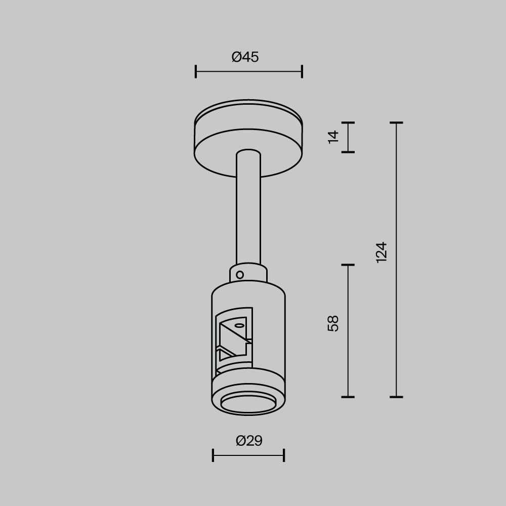 Elementy systemu torowego Technical Accessories for tracks Flarity - x TRA156C-S1-BS | Mosiądz
