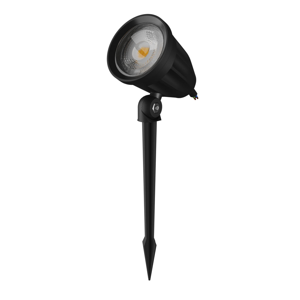 FLORI LIGERO OGRODOWA 6W WW 230V 40st IP65 53x77mm + 145mm spike CZARNY