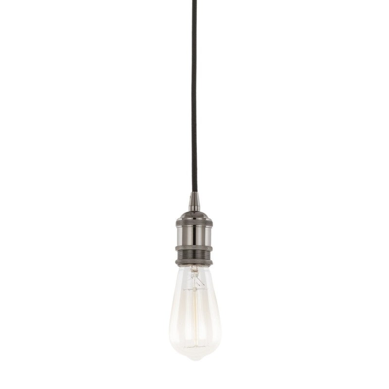 Industrialna oprawa wisząca CLASSO E27 60W wys. 150cm | czarny połysk