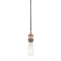 Industrialna oprawa wisząca CLASSO E27 60W wys. 150cm | miedź