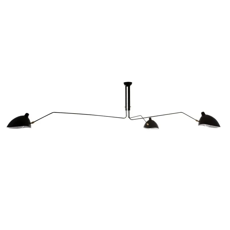 Industrialny żyrandol Davis MDE610-3 | Czarny