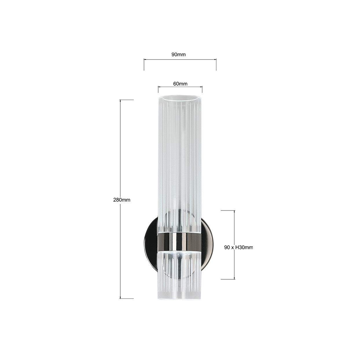 Kinkiet Ambiente grafitowy LED CCT