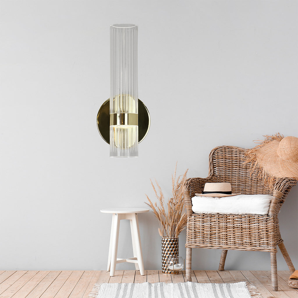 Kinkiet Ambiente złoty LED CCT
