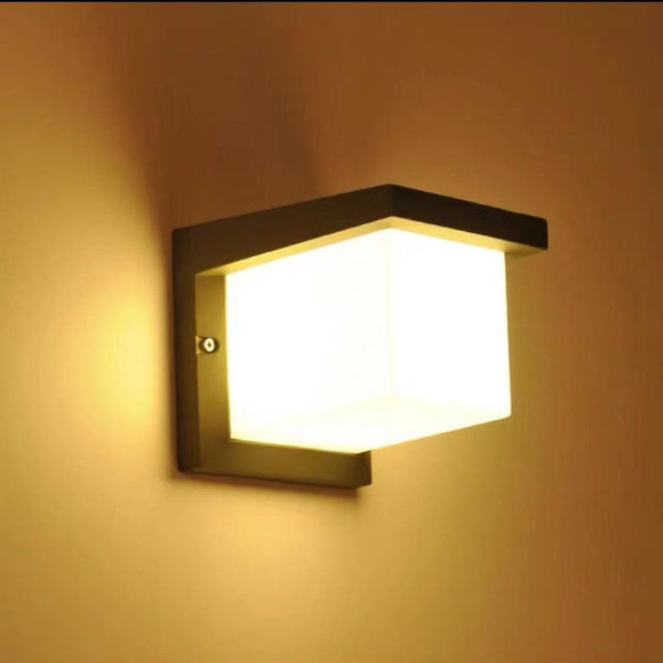 Kinkiet BON, czarny/biały, 1x60W E27, IP44