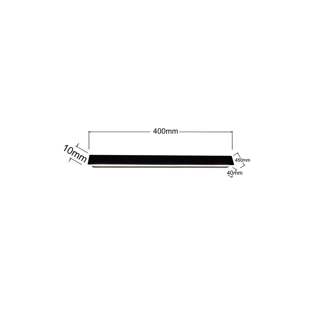 Kinkiet Bodo 40 cm czarny IP54 LED CCT