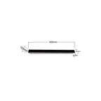 Kinkiet Bodo 40 cm czarny IP54 LED CCT