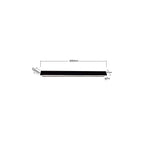 Kinkiet Bodo 60 cm czarny IP54 LED CCT