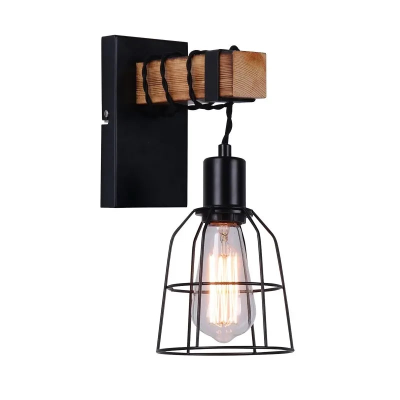 Kinkiet LOFT Ponte wys. 32cm E27 | czarny