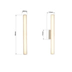 Kinkiet Linea LED CCT IP44 biały LP-0510/1W-45 WH