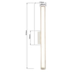 Kinkiet Linea LED CCT IP44 biały LP-0510/1W-61 WH