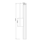Kinkiet Linea LED CCT IP44 biały LP-0510/1W-61 WH