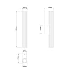 Kinkiet Linea LED CCT IP44 chrom LP-0510/1W-45 CH