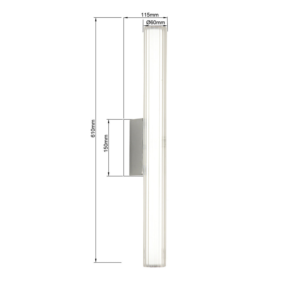 Kinkiet Linea LED CCT IP44 chrom LP-0510/1W-61 CH